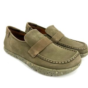 Kalso Earth Shoes Dabb Nubuck Leather Negative Heel Men’s US 11.5 EU 44.5 Olive